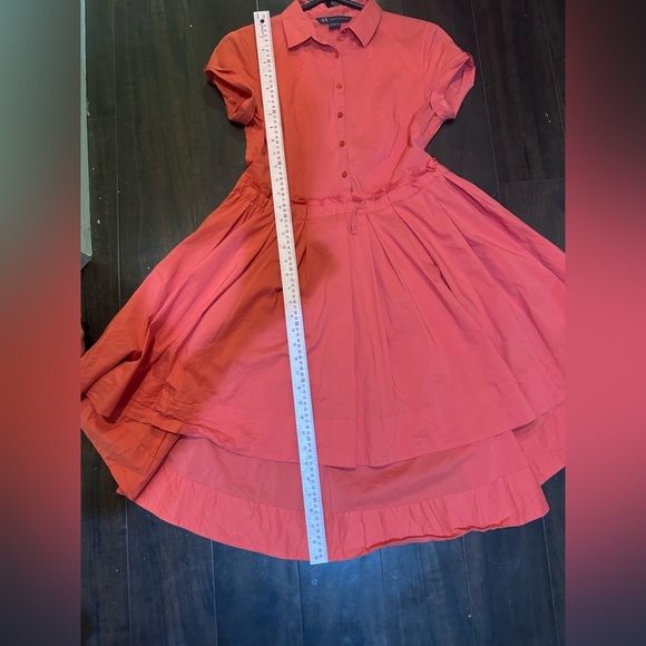 Red Armani exchange dress with pockets. - Picture 9 of 16